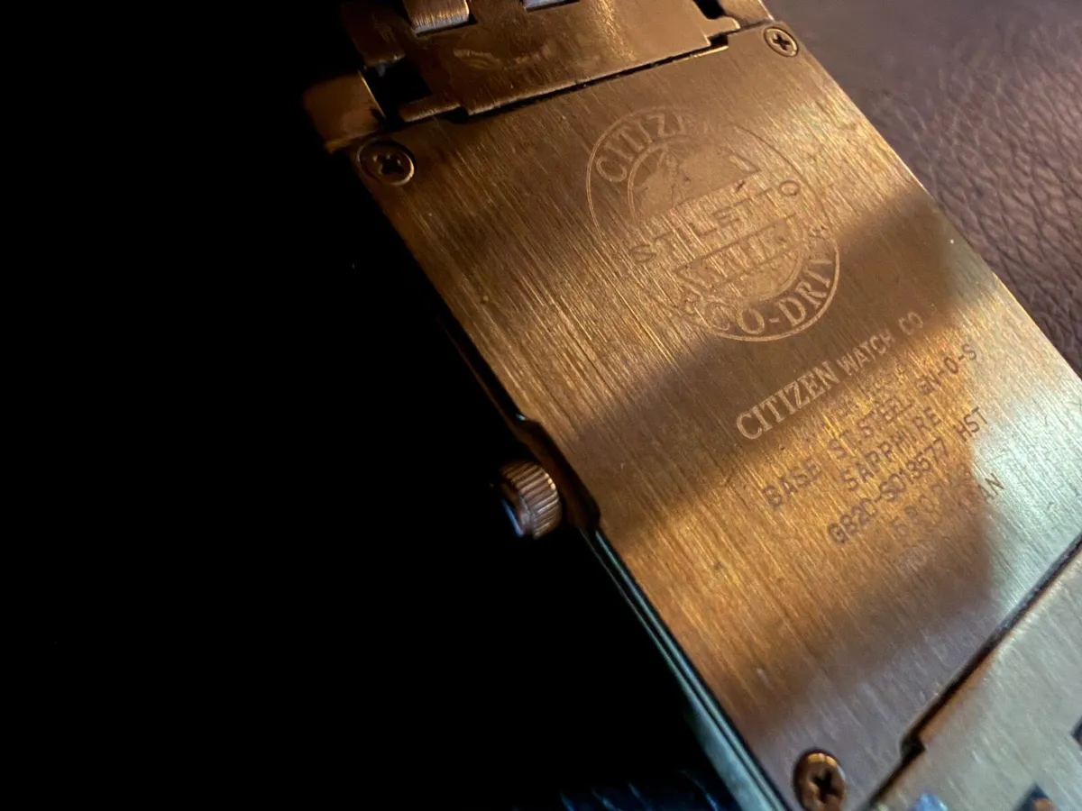 Citize stiletto eco drive gents watch - Image 3
