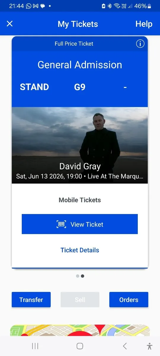 Music tickets