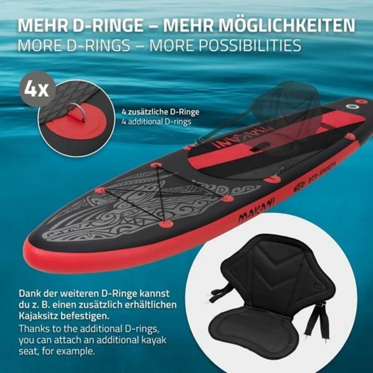Inflatable Stand Up Paddle Board Set 320cm Complet - Image 2