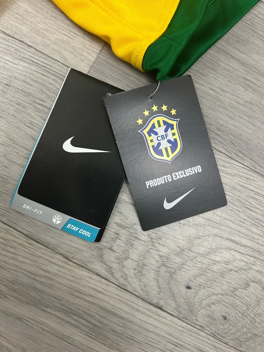 Authentic 2014 Brazil Home Jersey Shirt Mens XXL - Image 2