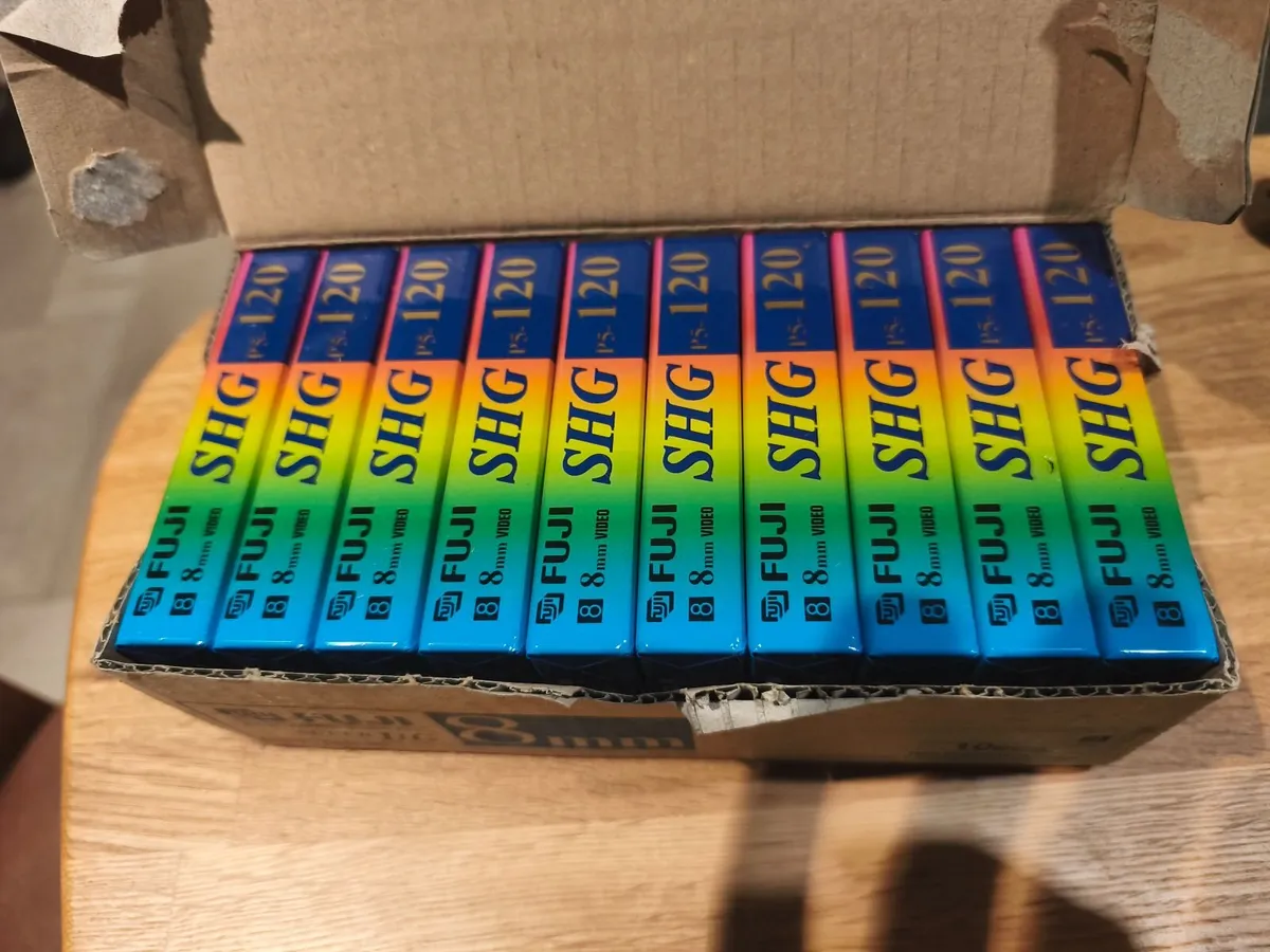 37 x Brand New Sealed Blank 8mm & Hi8 Video Tapes - Image 3