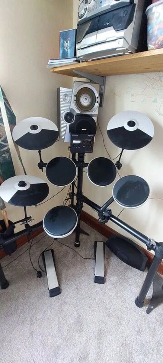 Roland TD-02V Electronic Drum Kit  Like New - Image 1