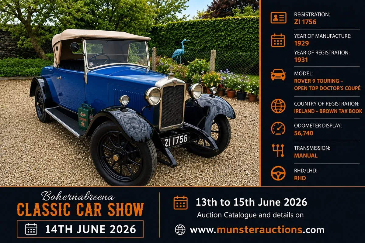 Collectors Auction 1928 Rover Touring - Image 1