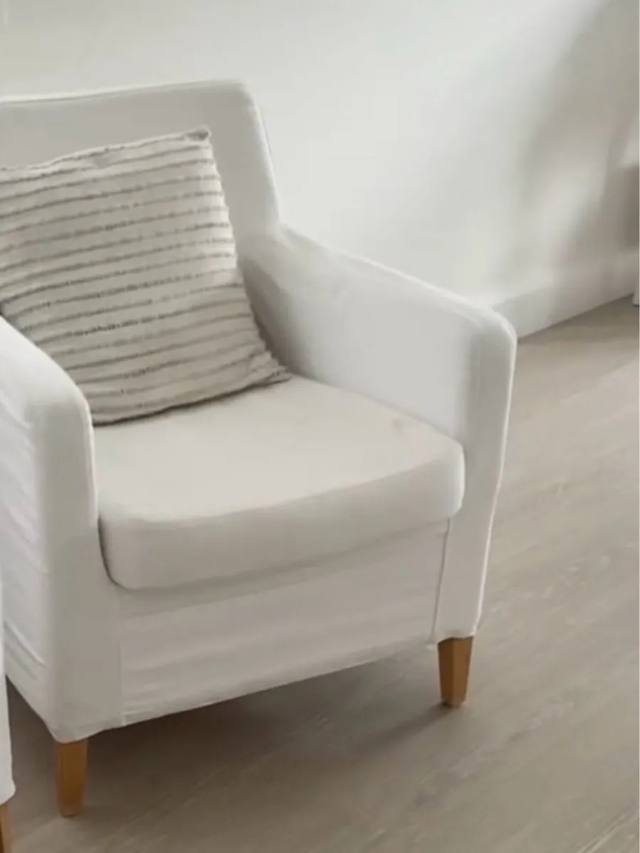 3 x Ikea Karlstad Armchairs Removable & Washable - Image 3