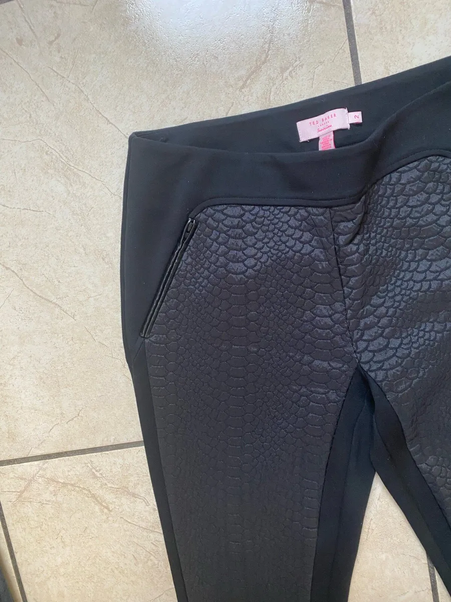 NEW TED BAKER Leggings / Jeggings, Size 2 / 10-12 - Image 2