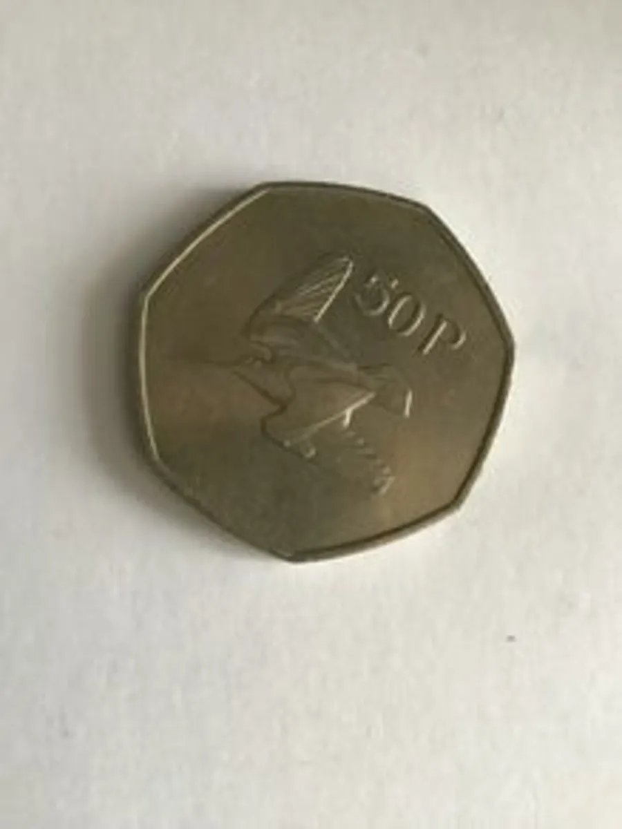 Irish 50p coin