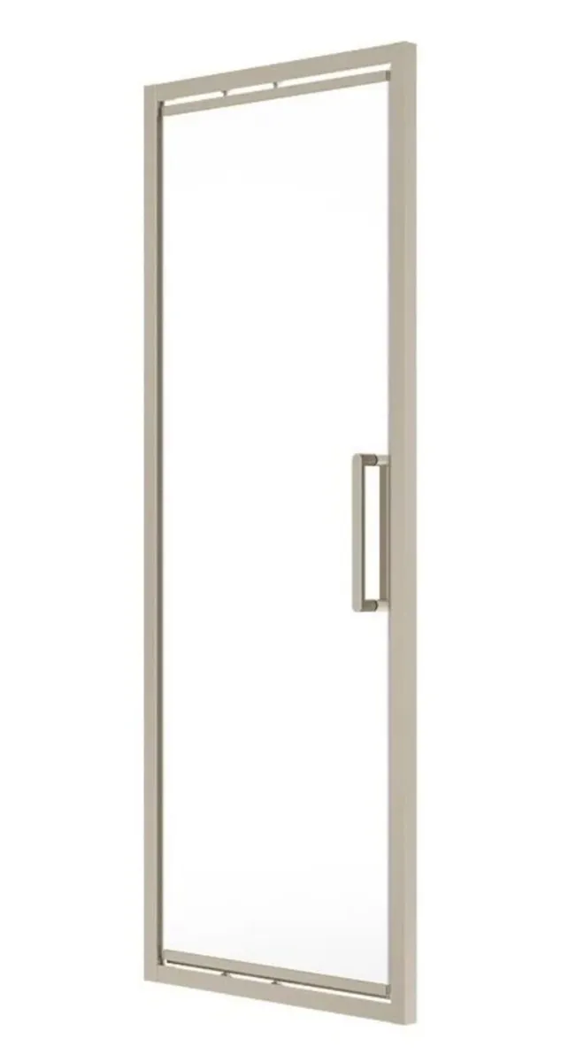 Sonas Shower door 900mm - brushed nickel - Image 1