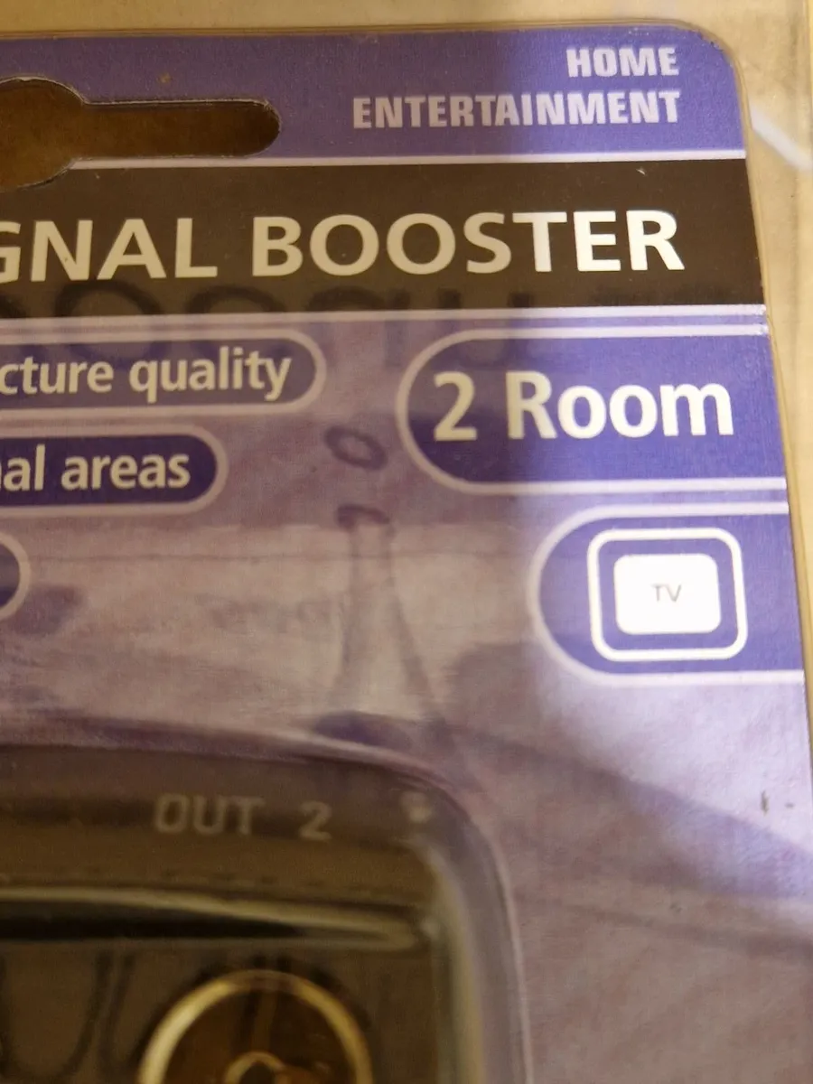 NEW & SEALED MASTERPLUG Plug In TV Signal Booster - Image 4