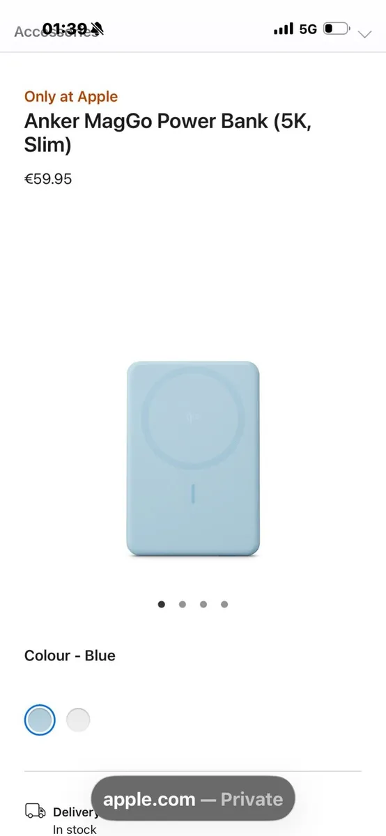 Anker MagGo Power Bank (5K, Slim) brand new - Image 3