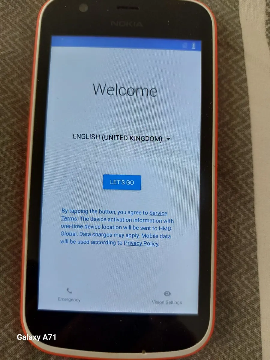Nokia 1 Mobile Phone, Model TA-1060, 8GB, RED - Image 3