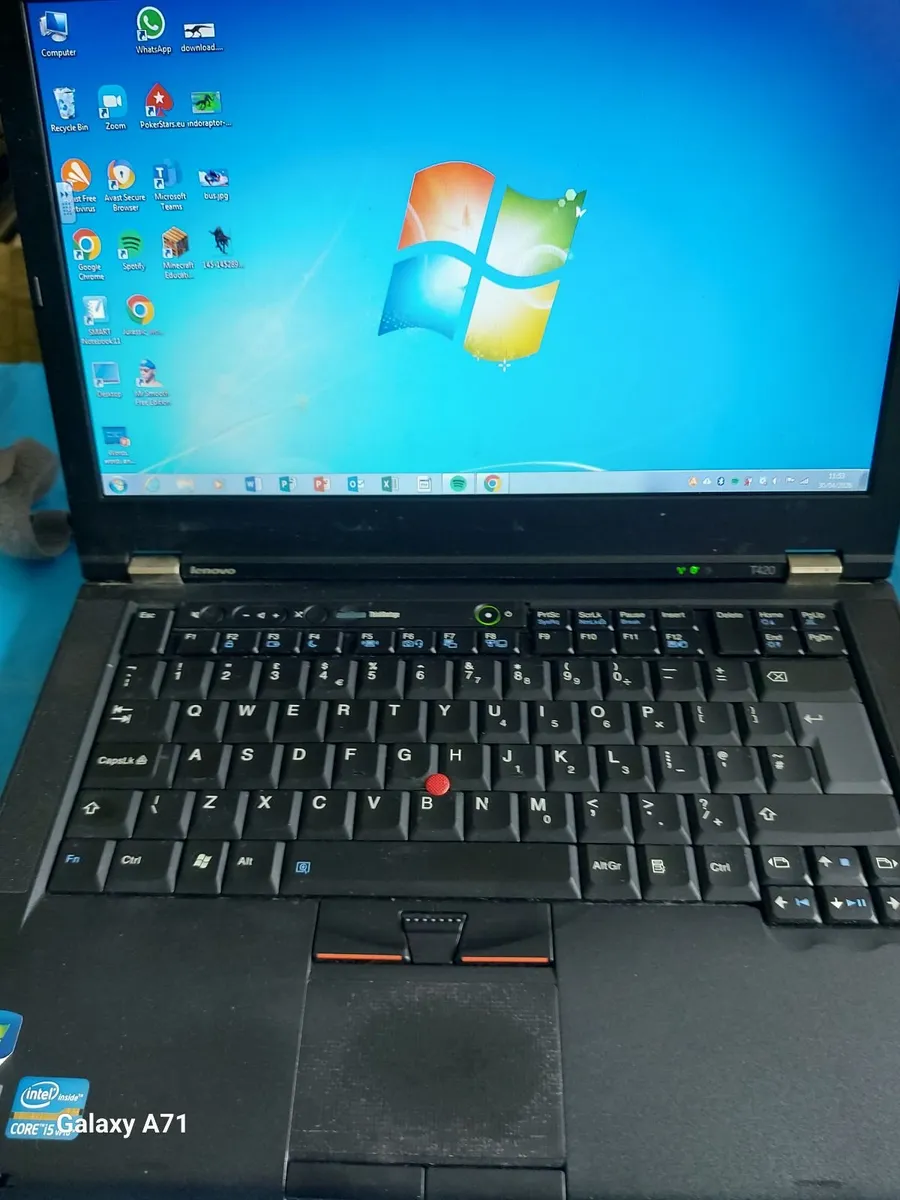 Lenovo Thinkpad, Model T420, 4GB Ram, 160GB HDD, W - Image 4