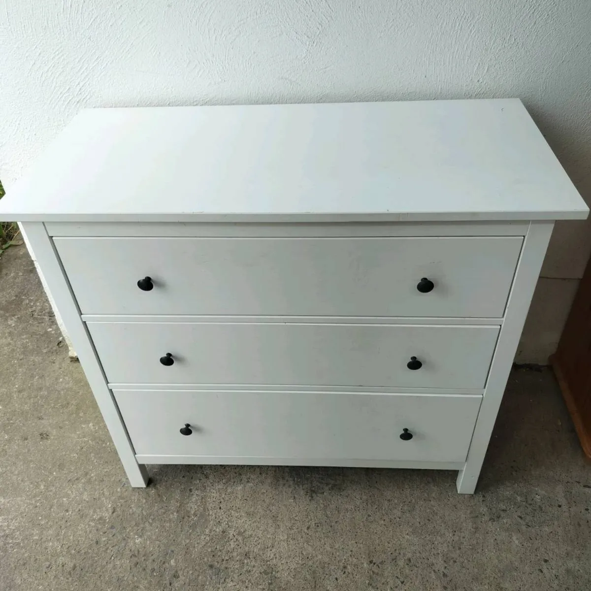 Chest of 3 drawers Hemnes white - Image 1