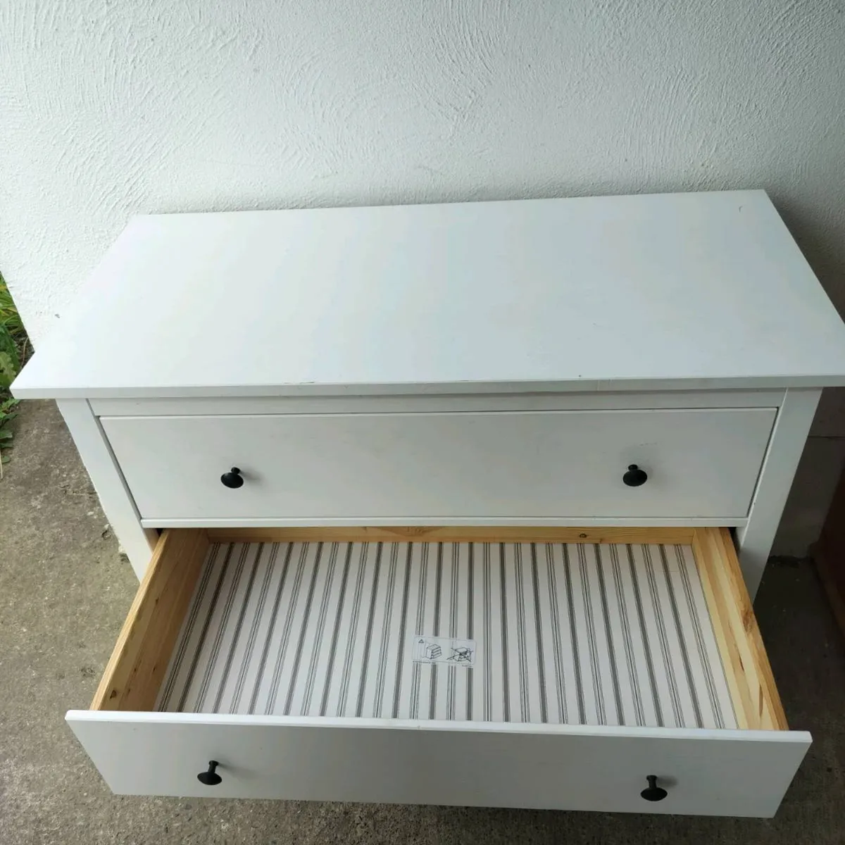 Chest of 3 drawers Hemnes white - Image 3