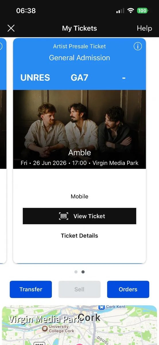 Amble concert tickets (Swap) - Image 2