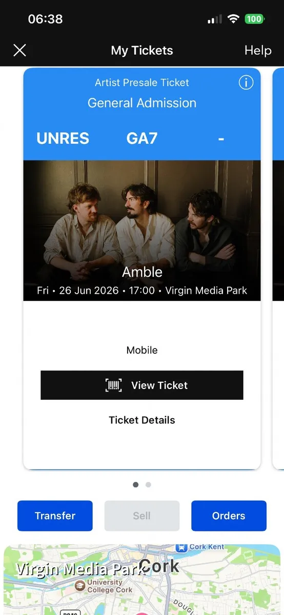 Amble concert tickets (Swap) - Image 3