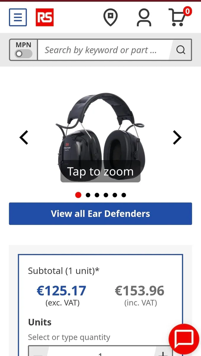 3M PELTOR ProTac III Electronic Ear Defenders - Image 2