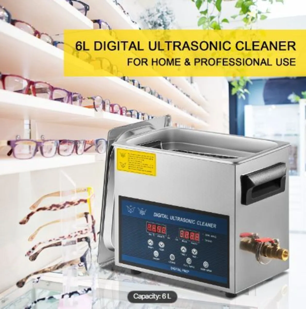 6L Ultrasonic Cleaner Dual Frequency - Image 1