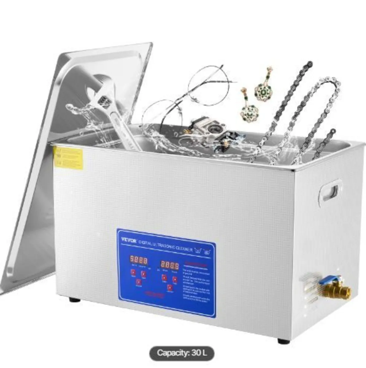 Professional Ultrasonic Cleaner, 30 L Ultrasonic - Image 4