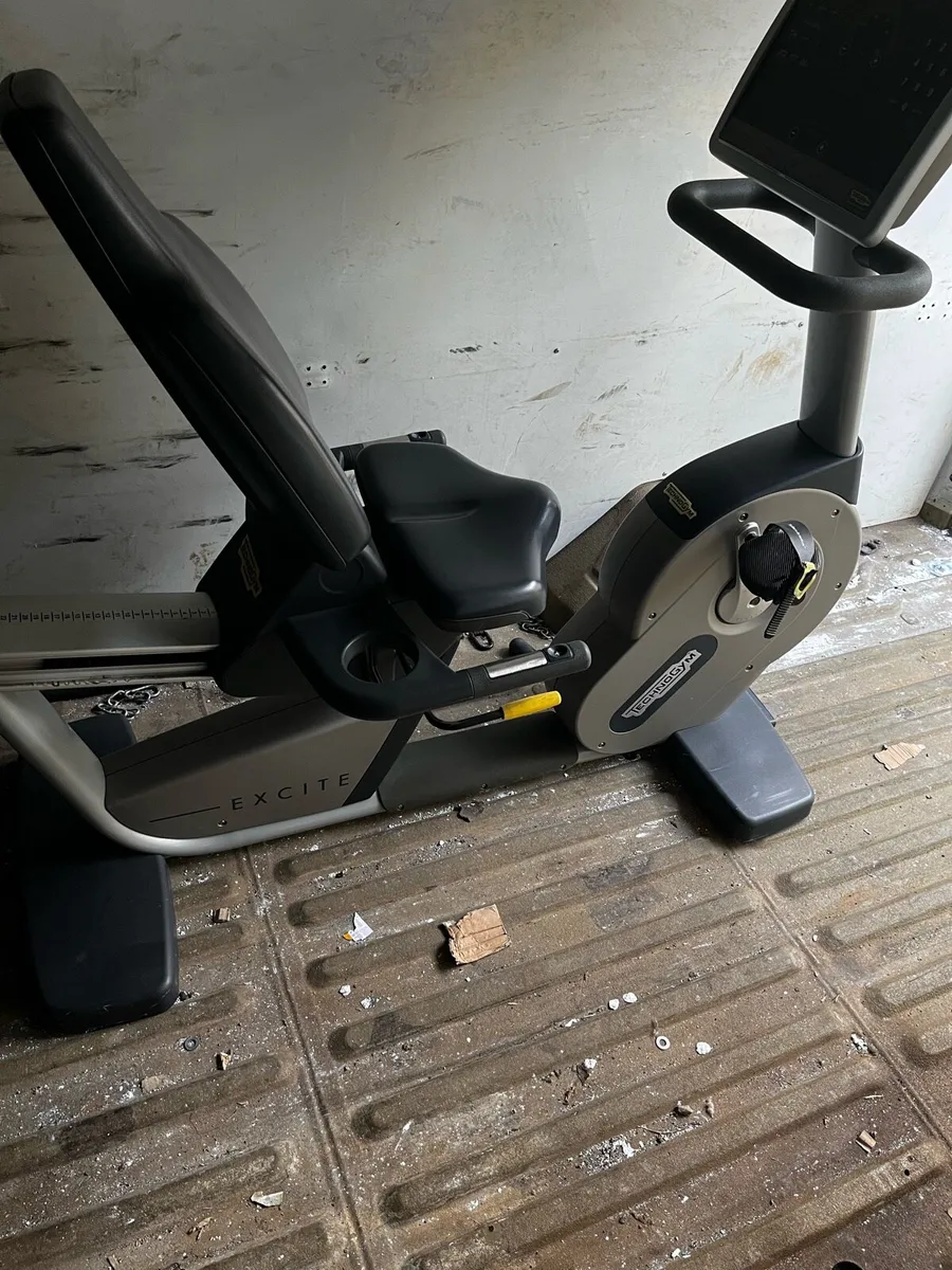Technogym Exite recumbent exercise bike - Image 1