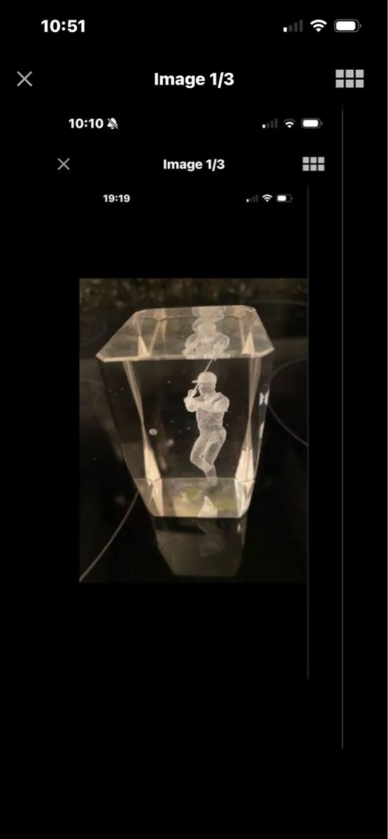 3D Laser engraved Golf Display - Image 1