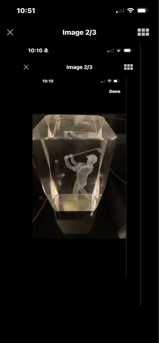 3D Laser engraved Golf Display - Image 2