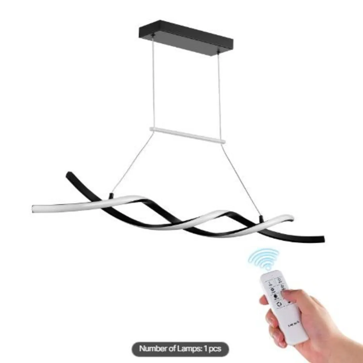Modern Chandelier Light Fixtures, 24W - Image 1