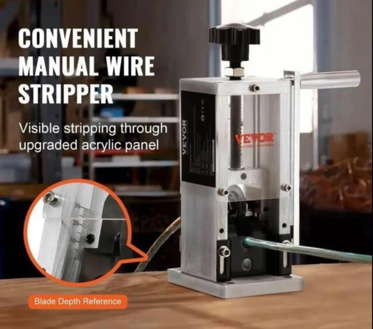 Manual Wire Stripping Machine Portable NEW - Image 4