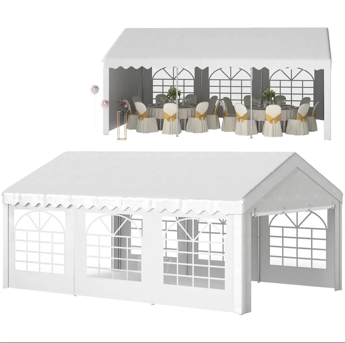 4x6m Heavy Duty Marquee Tent - Image 1