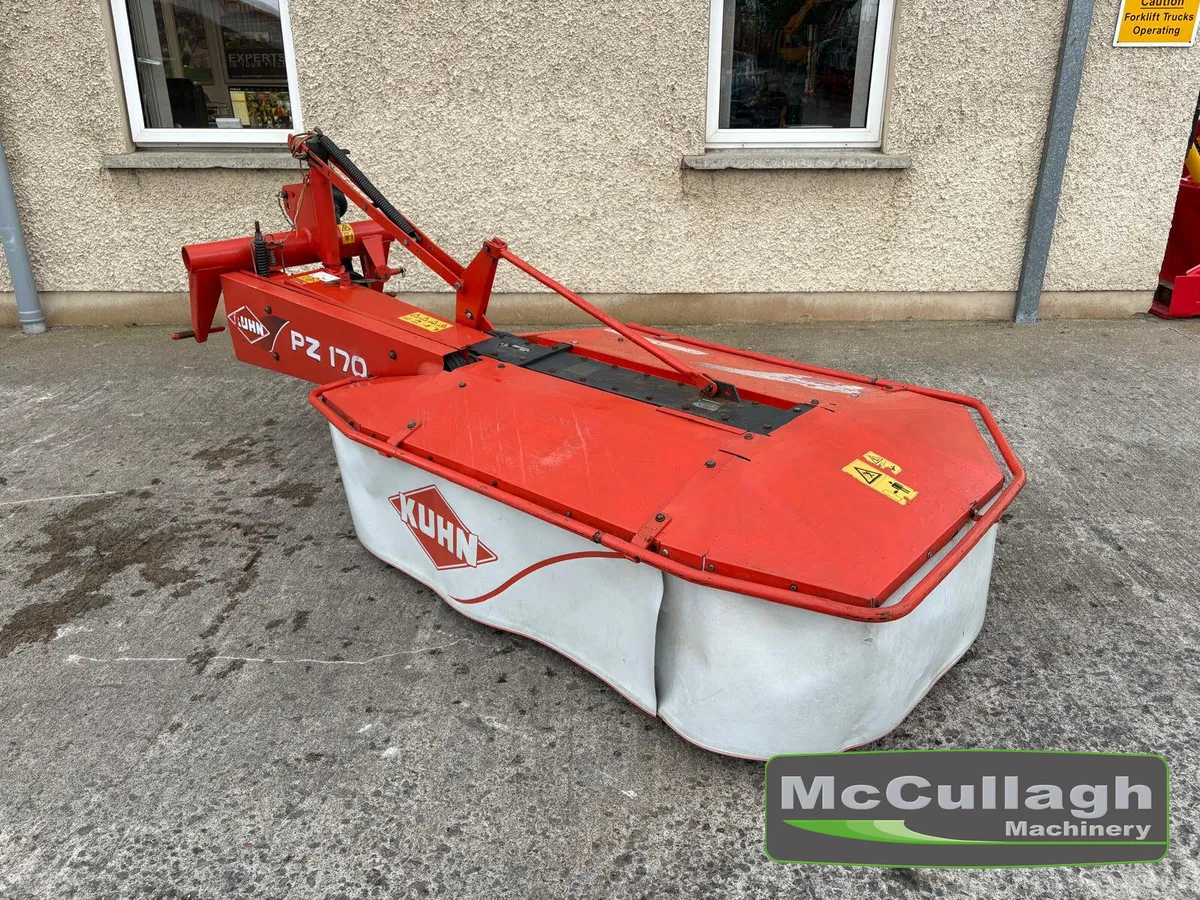 Used Kuhn PZ170 5ft 6in Drum Rotary Mower - Image 2