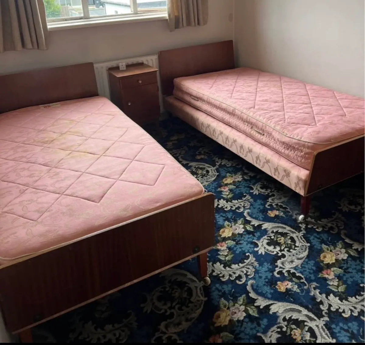Two single beds (€50 each with mattress)