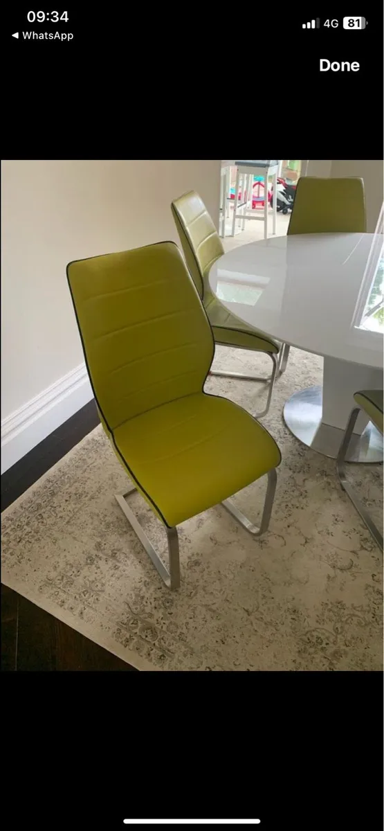 Dining table and chairs - Image 2