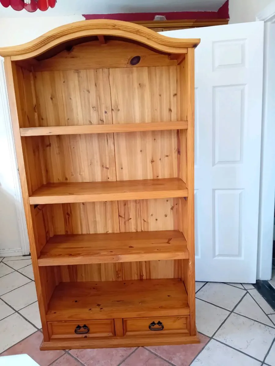 Solid pine book shelf or storage unit - Image 2