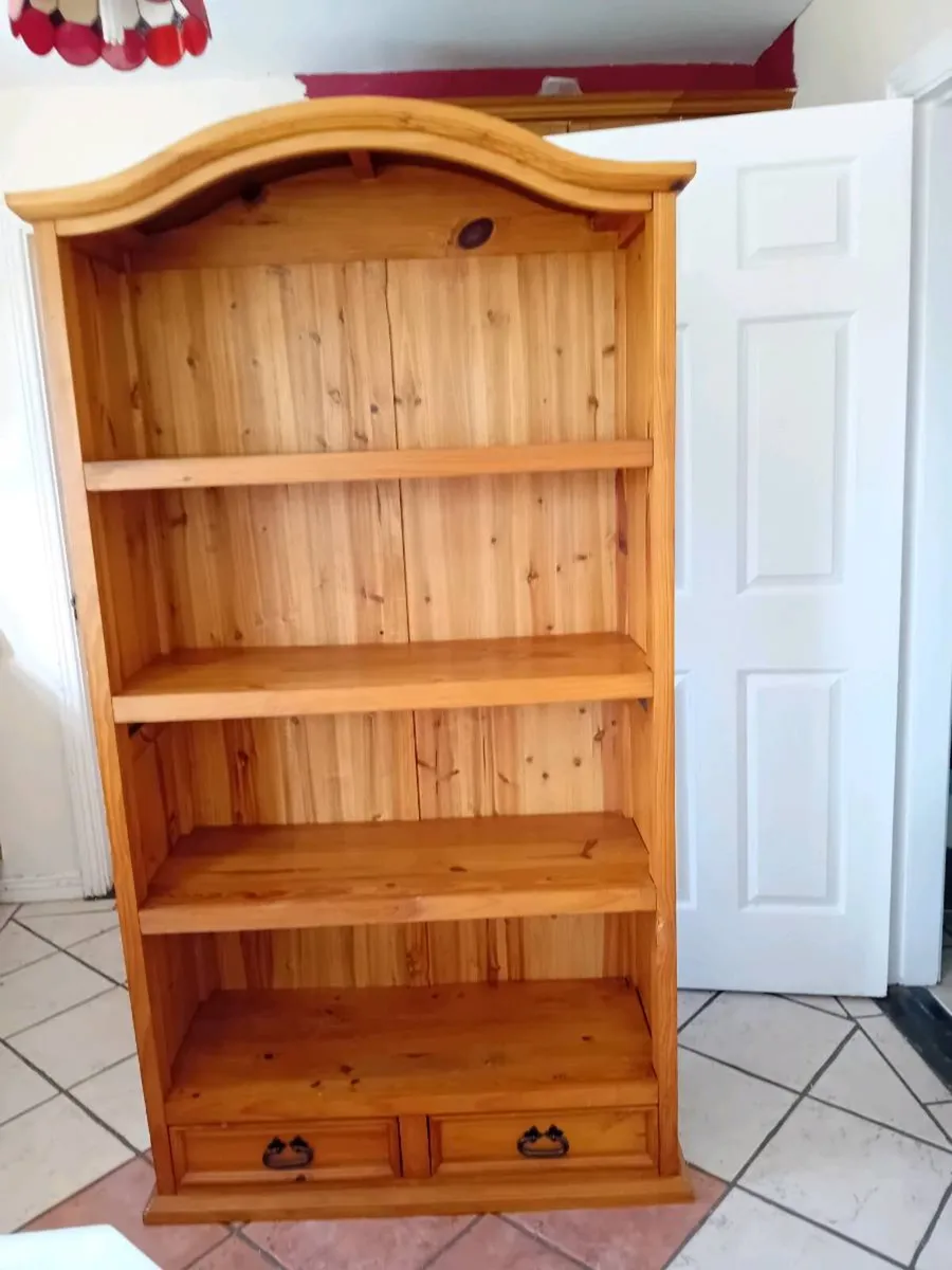 Solid pine book shelf or storage unit - Image 3
