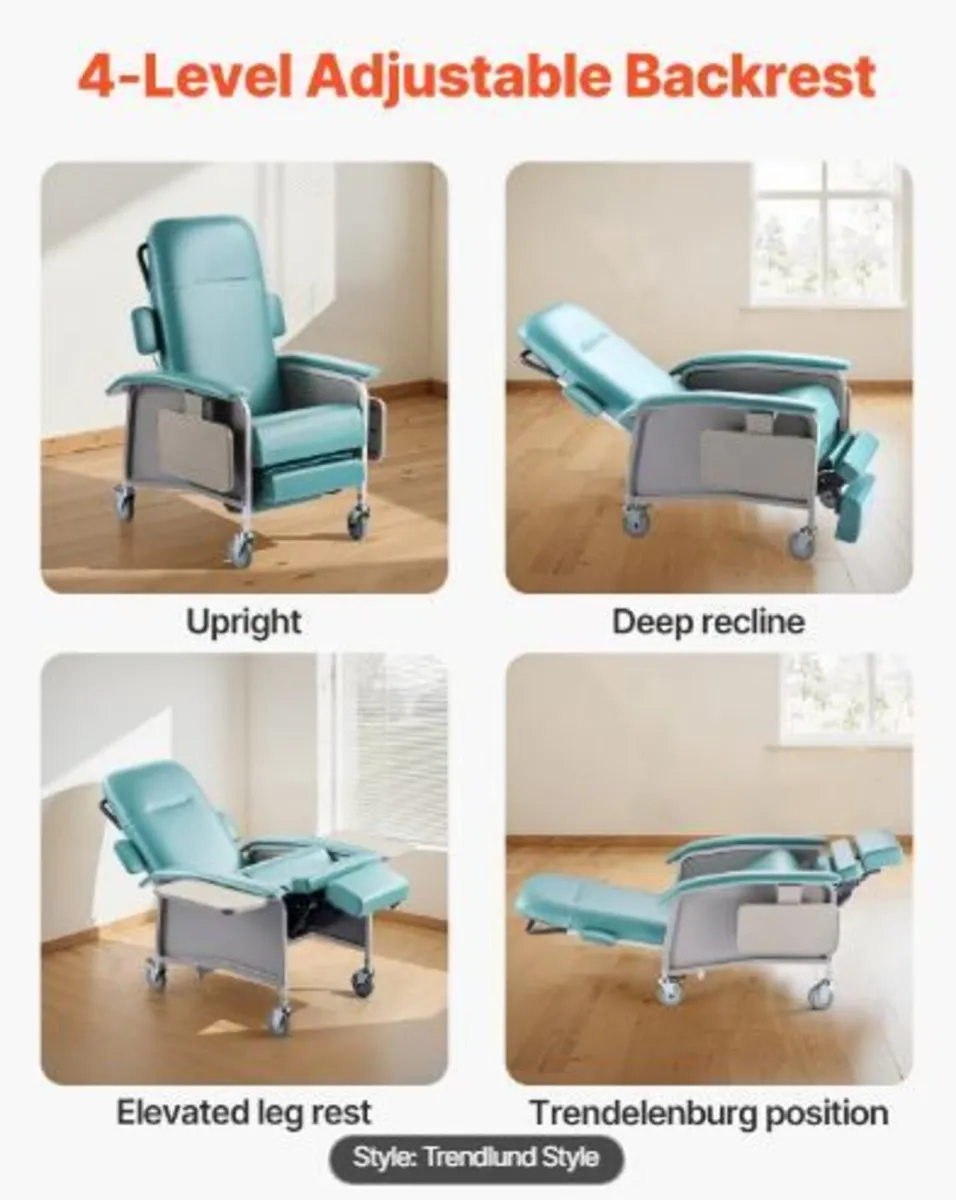 Geri Chair Recliner, 4-Position Reclining - Image 2
