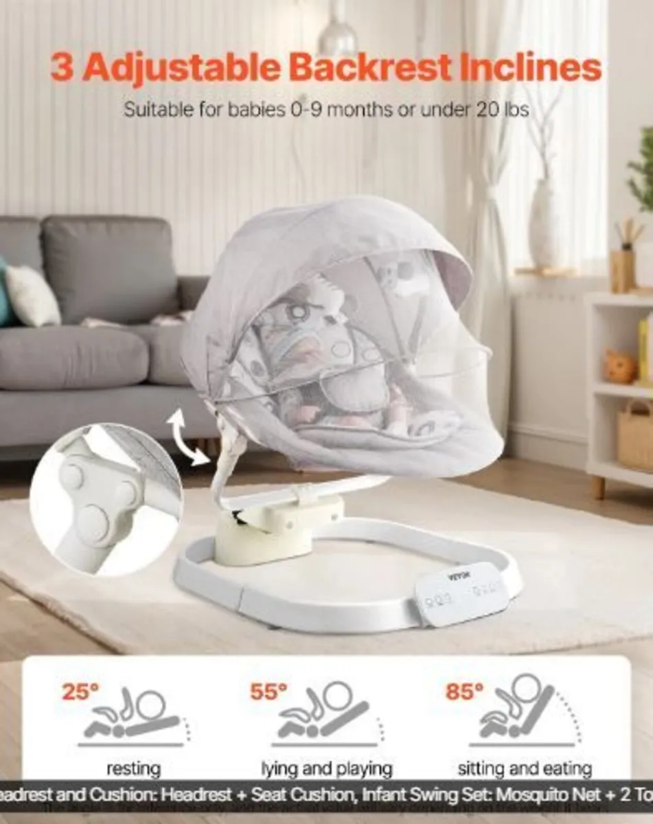 Baby Swing, Baby Rocker for Infant - Image 2