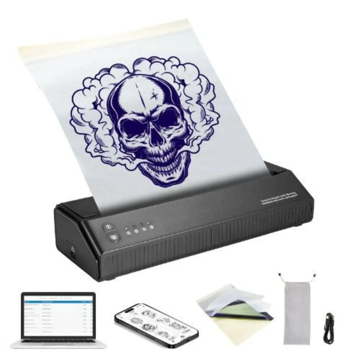 Tattoo Transfer Stencil Printer, Wireless Bluetoot - Image 2