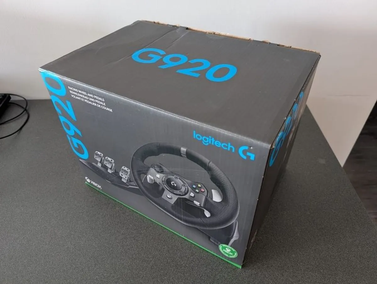 FOR SALE: Logitech G920 Racing Wheel + Pedals + Shifter (Xbox/PC) - Image 1