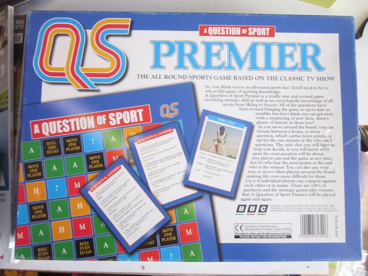 BBC A Question Of Sport Premier Board Game 1992 - Image 4