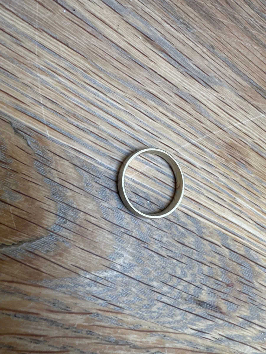 Silver Wedding band - Image 1