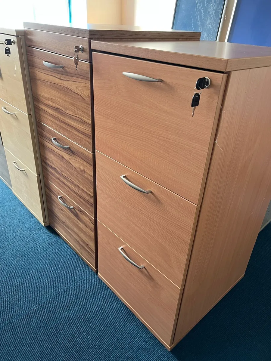 Clearance Wooden Filing Cabinets -from £100.00+VAT - Image 3