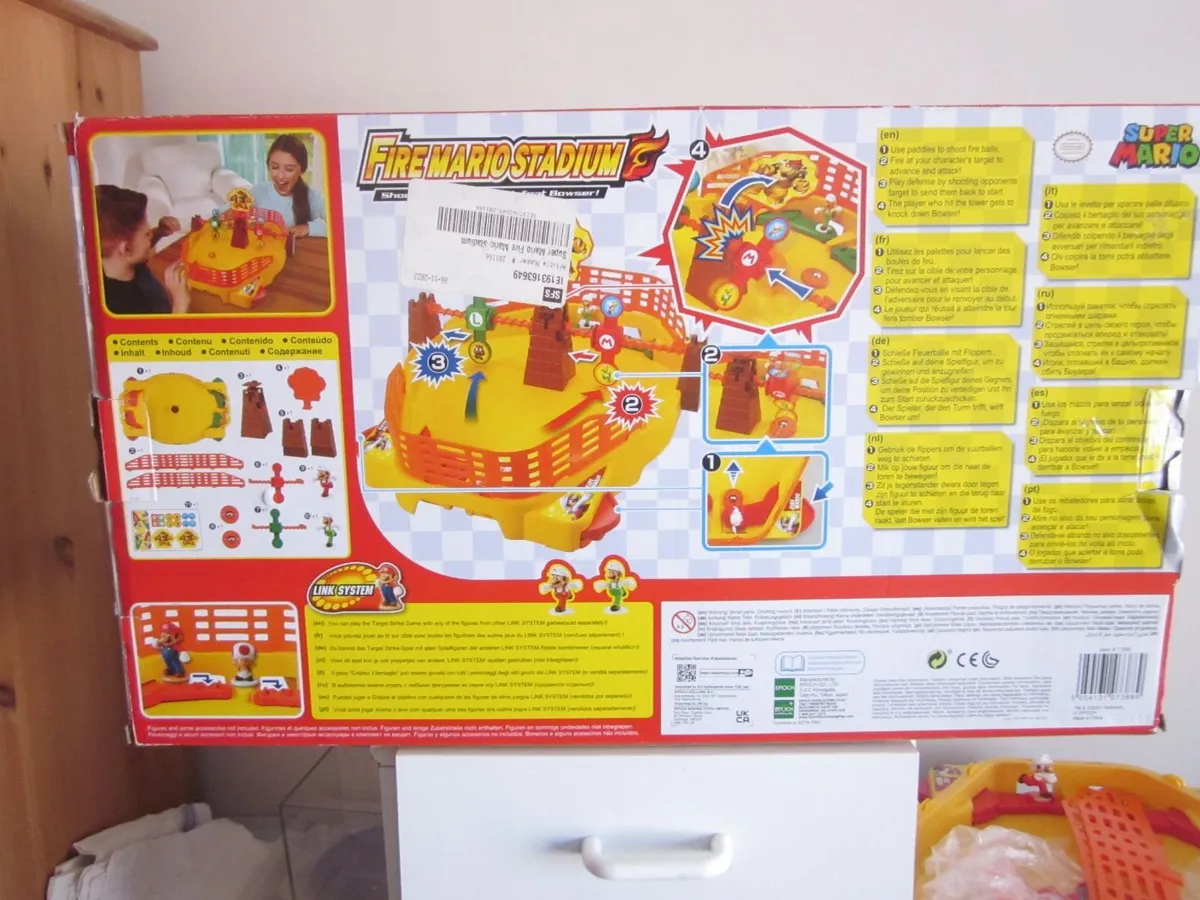 EPOCH Games Super Mario Fire Mario Stadium - Actio - Image 2