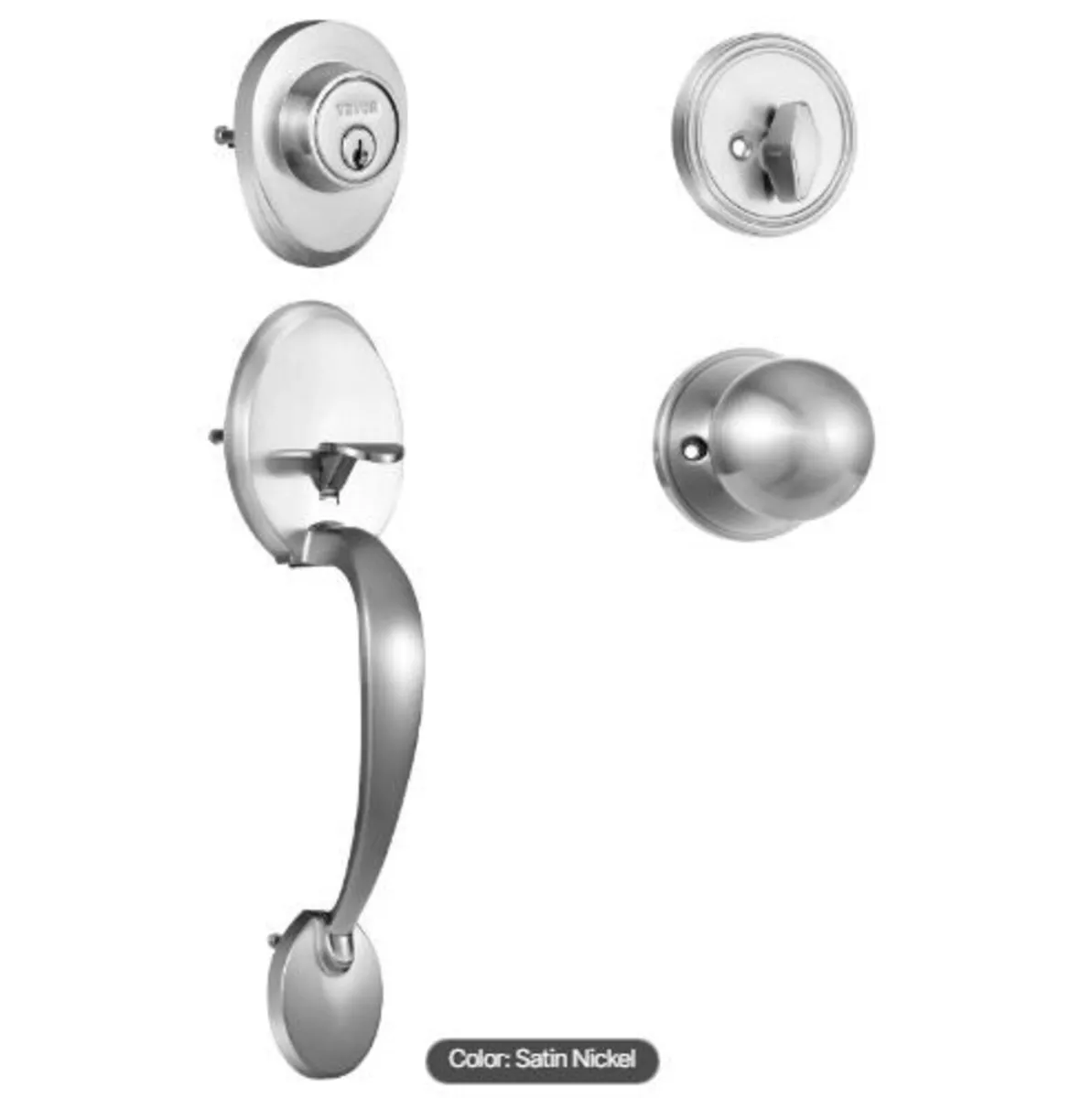 Front Door Handle and Deadbolt Set - Image 4