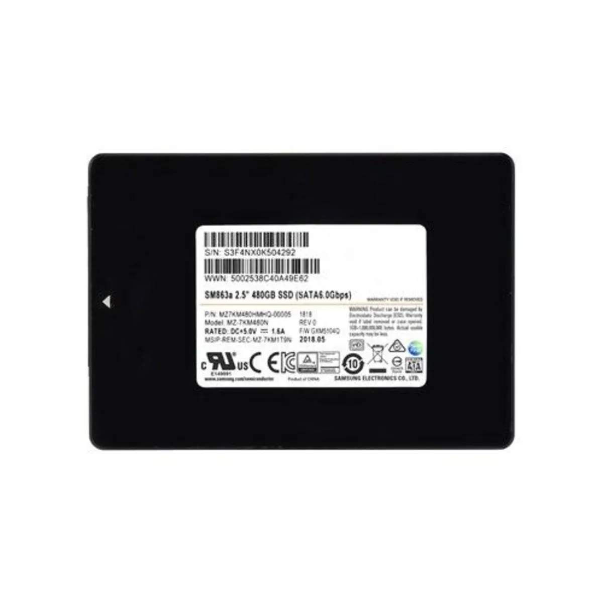 Samsung 480GB 2.5" Laptop SSD