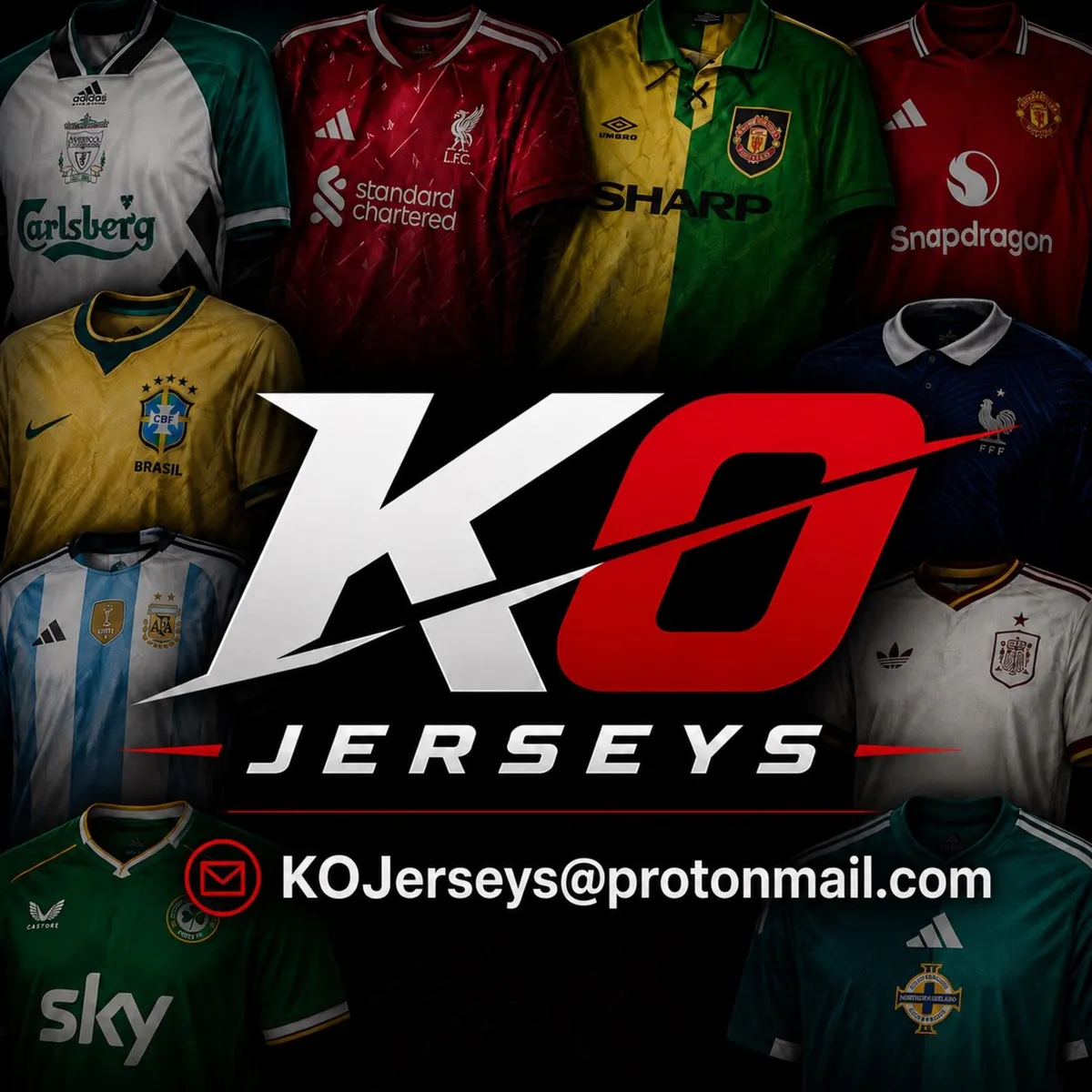Football Jerseys - New & Retro - Image 1