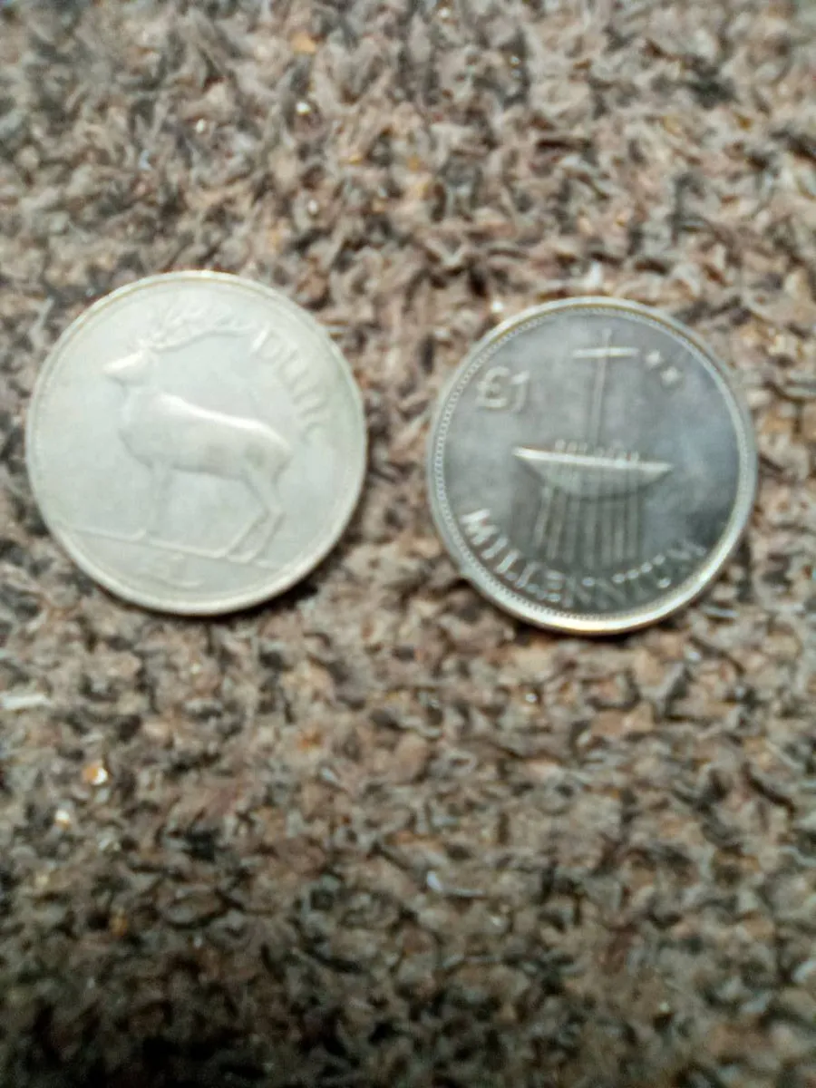 1990.   AND.  2000.   POUND. COINS - Image 2