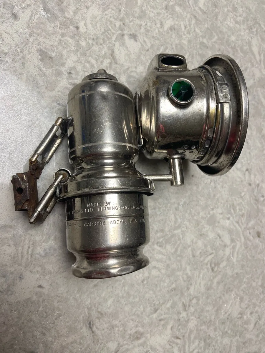 Antique bicycle lamp - Image 1