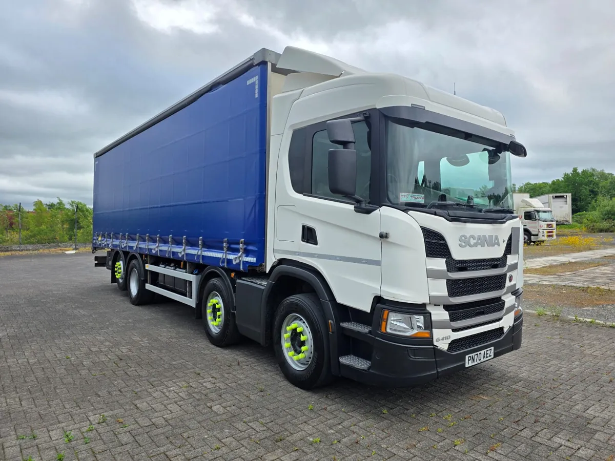 2021 Scania G410 8X2 30ft curtainsider - Image 1