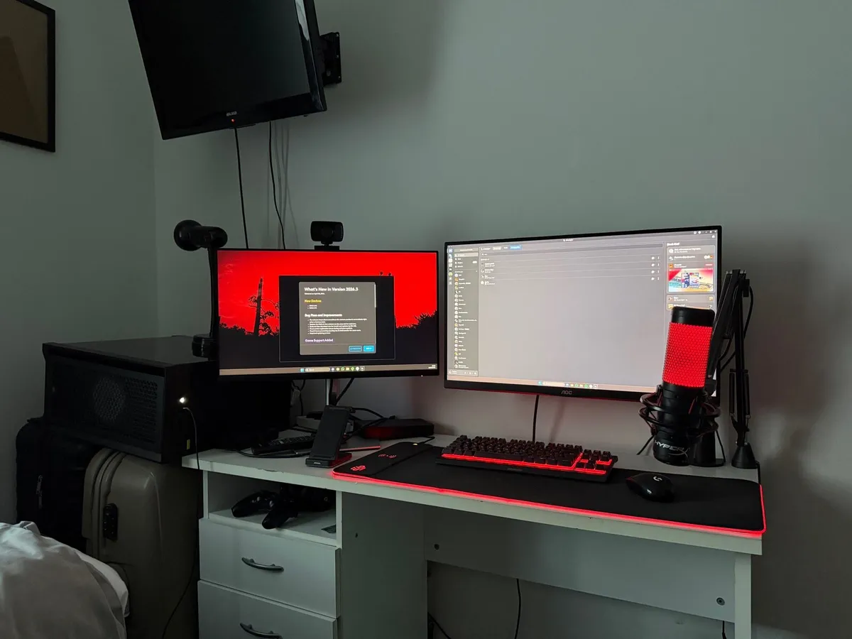 Gaming / Streaming PC Setup - RTX 4070 + 5800x - Image 1