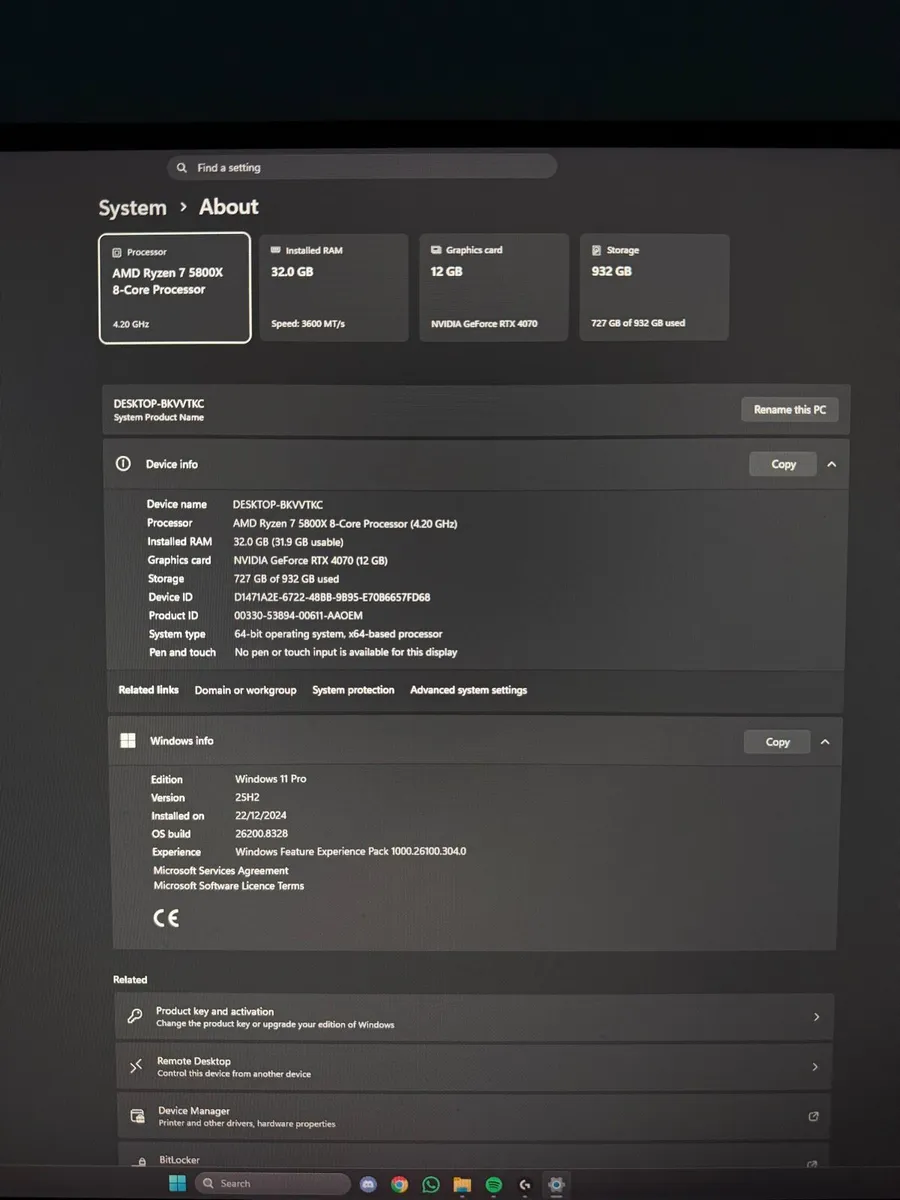 Gaming / Streaming PC Setup - RTX 4070 + 5800x - Image 3