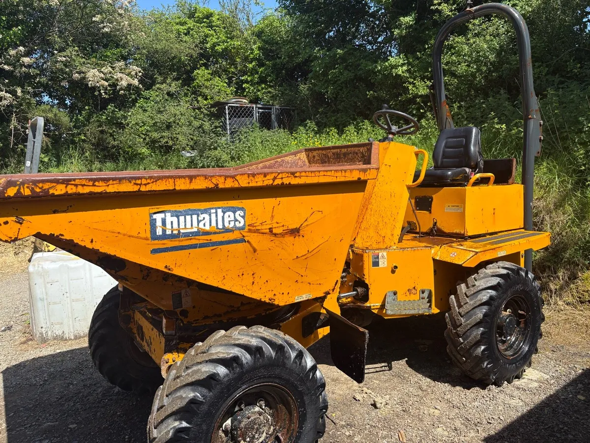 2015 thwaites 3 ton swivel dumper - Image 4